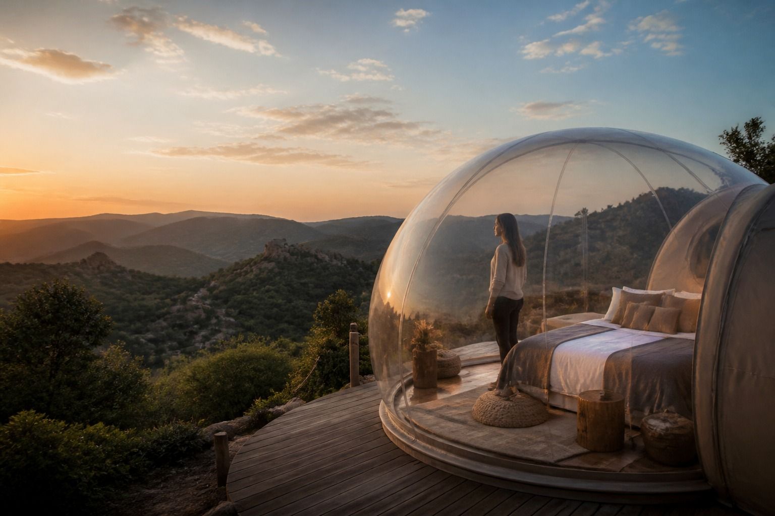 Hotel burbuja en Barcelona y alrededores: expectativas realistas