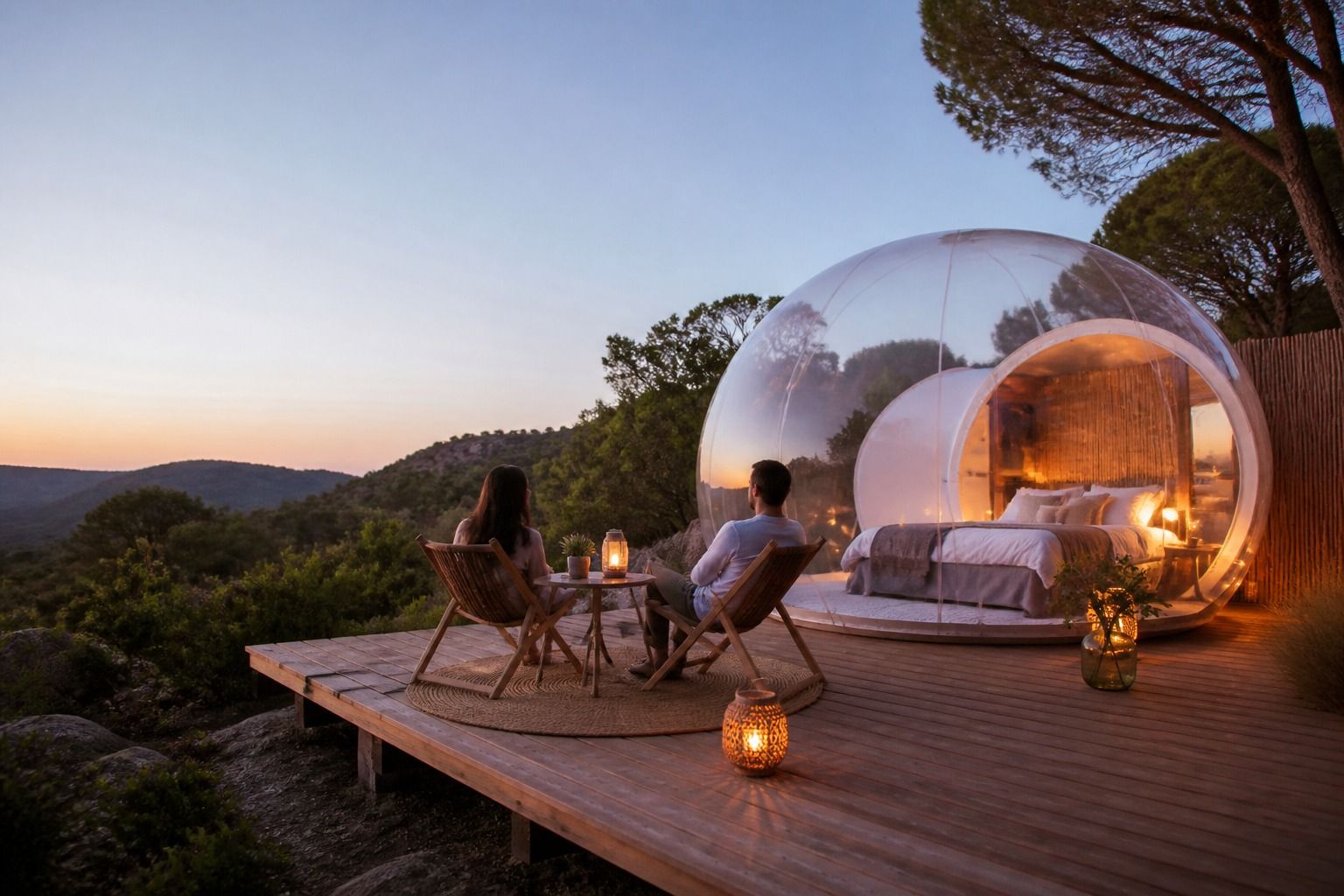 Hotel burbuja en Cataluña: costa, interior y escapadas de fin de semana